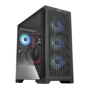 Caja E-ATX DANUBE MURA Black ARGB