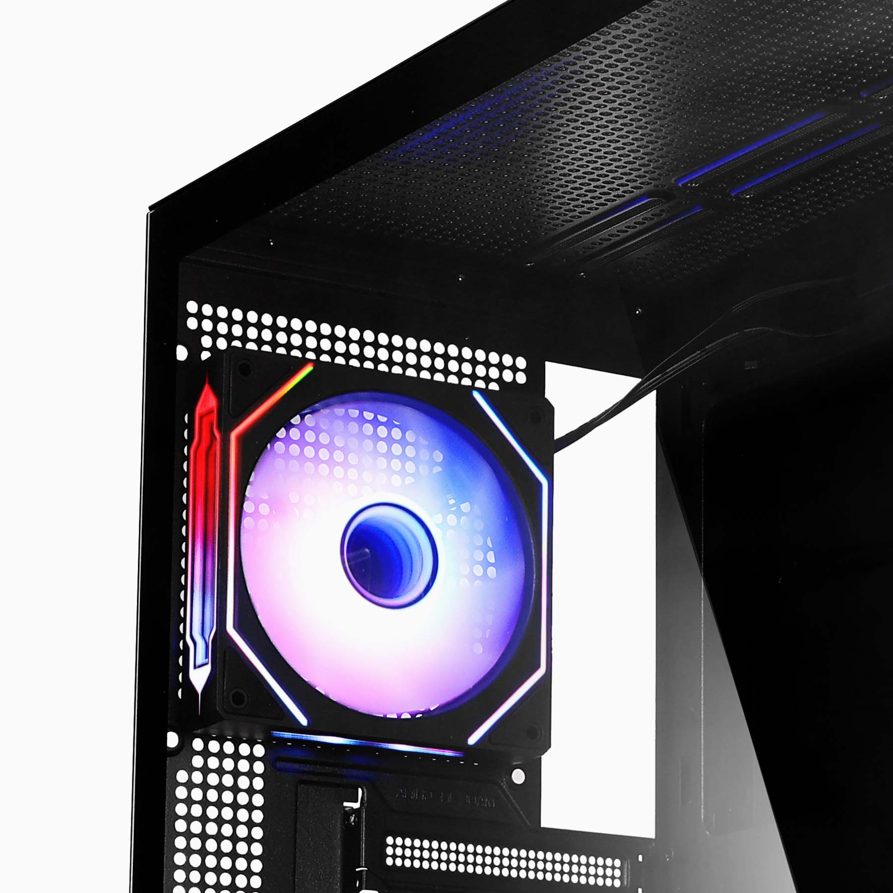 La DANUBE SAVA H400 es una caja gaming de alta calidad que destaca por su amplio espacio interno, perfecto para albergar componentes de alto rendimiento. Con capacidad para tarjetas gráficas de hasta 410 mm de longitud y una altura máxima de refrigeración de la CPU de 180 mm, esta caja te brinda la libertad de elegir los componentes más potentes del mercado.