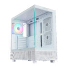 La DANUBE SAVA H400 es una caja gaming de alta calidad que destaca por su amplio espacio interno, perfecto para albergar componentes de alto rendimiento. Con capacidad para tarjetas gráficas de hasta 410 mm de longitud y una altura máxima de refrigeración de la CPU de 180 mm, esta caja te brinda la libertad de elegir los componentes más potentes del mercado.