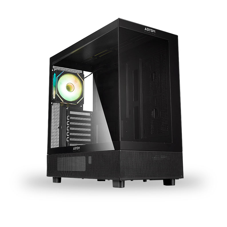 La DANUBE SAVA H400 es una caja gaming de alta calidad que destaca por su amplio espacio interno, perfecto para albergar componentes de alto rendimiento. Con capacidad para tarjetas gráficas de hasta 410 mm de longitud y una altura máxima de refrigeración de la CPU de 180 mm, esta caja te brinda la libertad de elegir los componentes más potentes del mercado.
