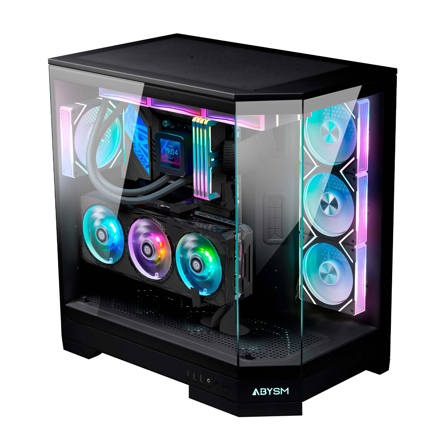 La DANUBE SAVA H600 es una caja gaming de alta calidad que destaca por su amplio espacio interno, perfecto para albergar componentes de alto rendimiento.