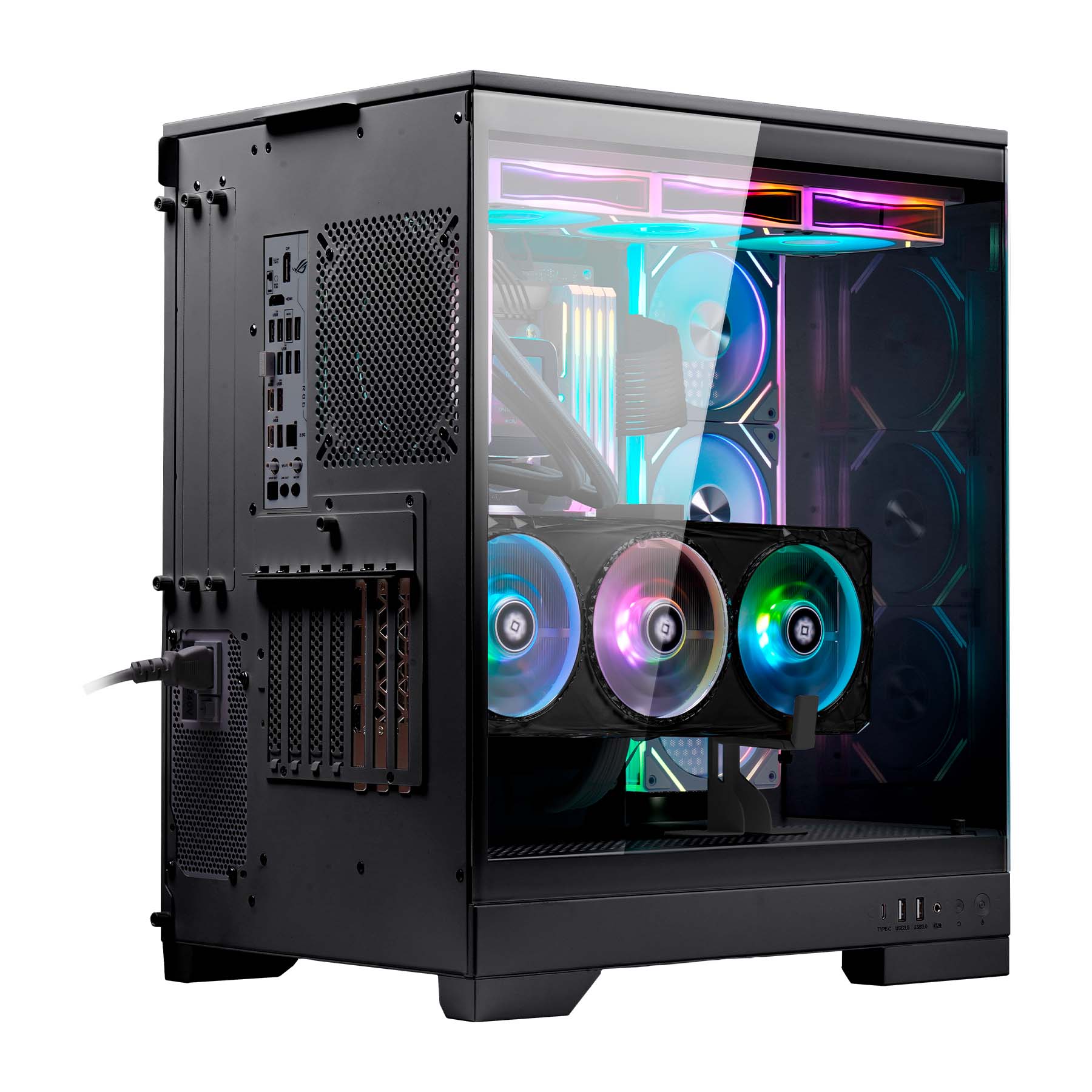 La DANUBE SAVA H600 es una caja gaming de alta calidad que destaca por su amplio espacio interno, perfecto para albergar componentes de alto rendimiento.