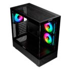 La DANUBE SAVA H400 Prime es una caja gaming de alta calidad que destaca por su amplio espacio interno, perfecto para albergar componentes de alto rendimiento. Con capacidad para tarjetas gráficas de hasta 410 mm de longitud y una altura máxima de refrigeración de la CPU de 180 mm, esta caja te brinda la libertad de elegir los componentes más potentes del mercado.