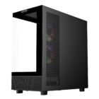 La DANUBE SAVA H400 Prime es una caja gaming de alta calidad que destaca por su amplio espacio interno, perfecto para albergar componentes de alto rendimiento. Con capacidad para tarjetas gráficas de hasta 410 mm de longitud y una altura máxima de refrigeración de la CPU de 180 mm, esta caja te brinda la libertad de elegir los componentes más potentes del mercado.