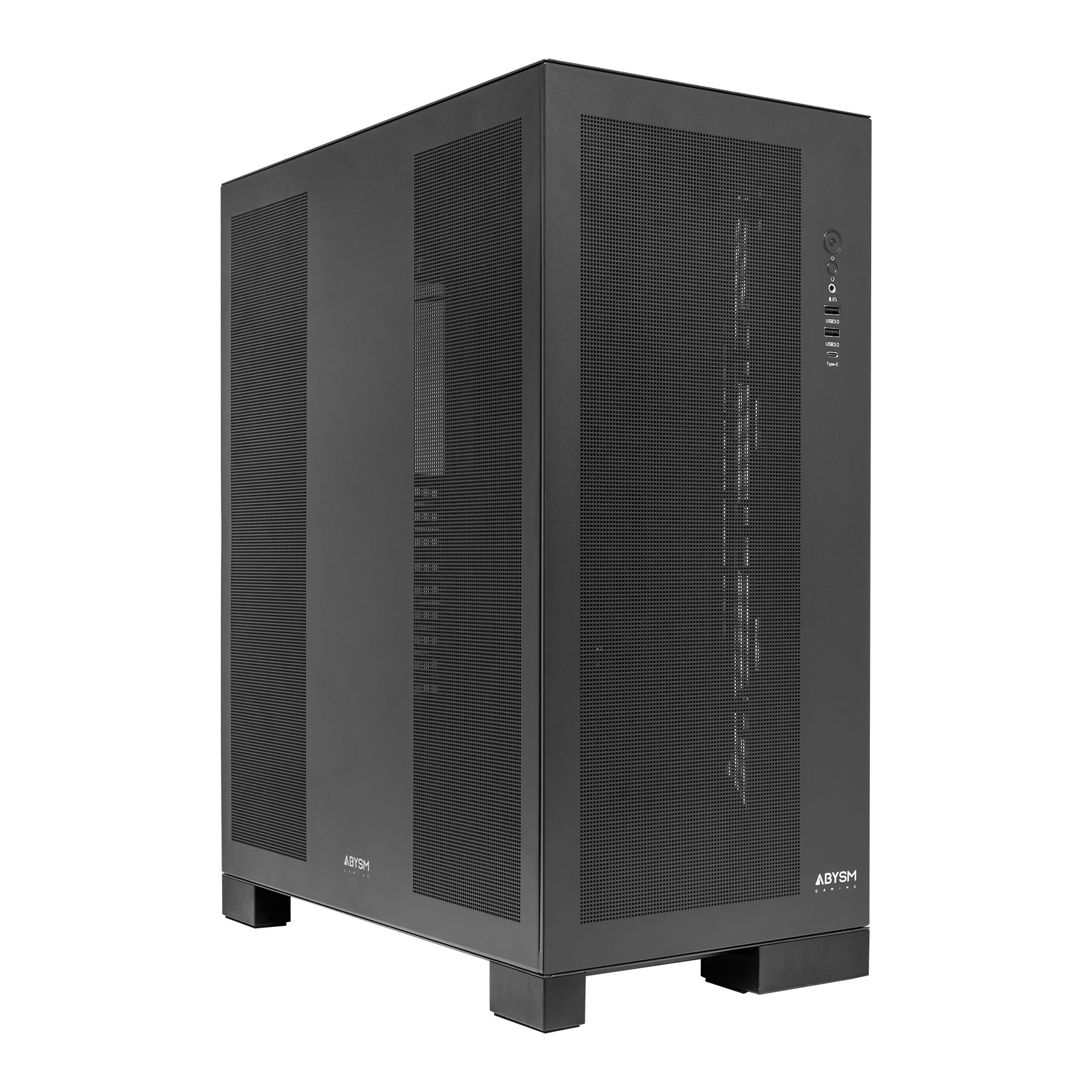 EATX-AI-100-Black-AB125801-a Caja AI Pro 100 preparada para dos GPU y con capacidad para 15 ventiladores y 8 discos.