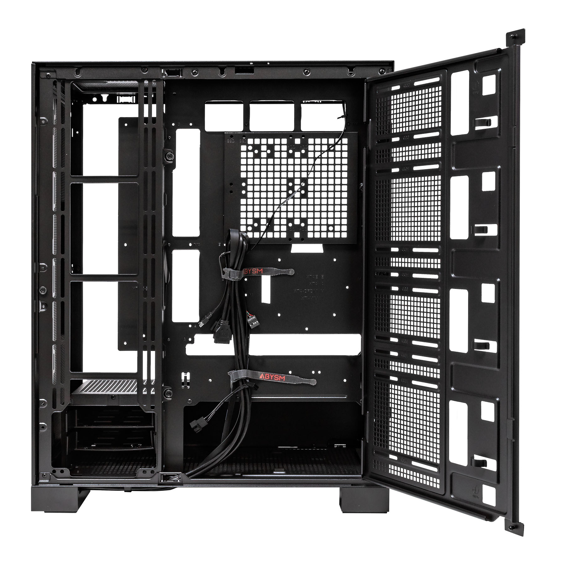 Caja AI Pro 100 preparada para dos GPU y con capacidad para 15 ventiladores y 8 discos.