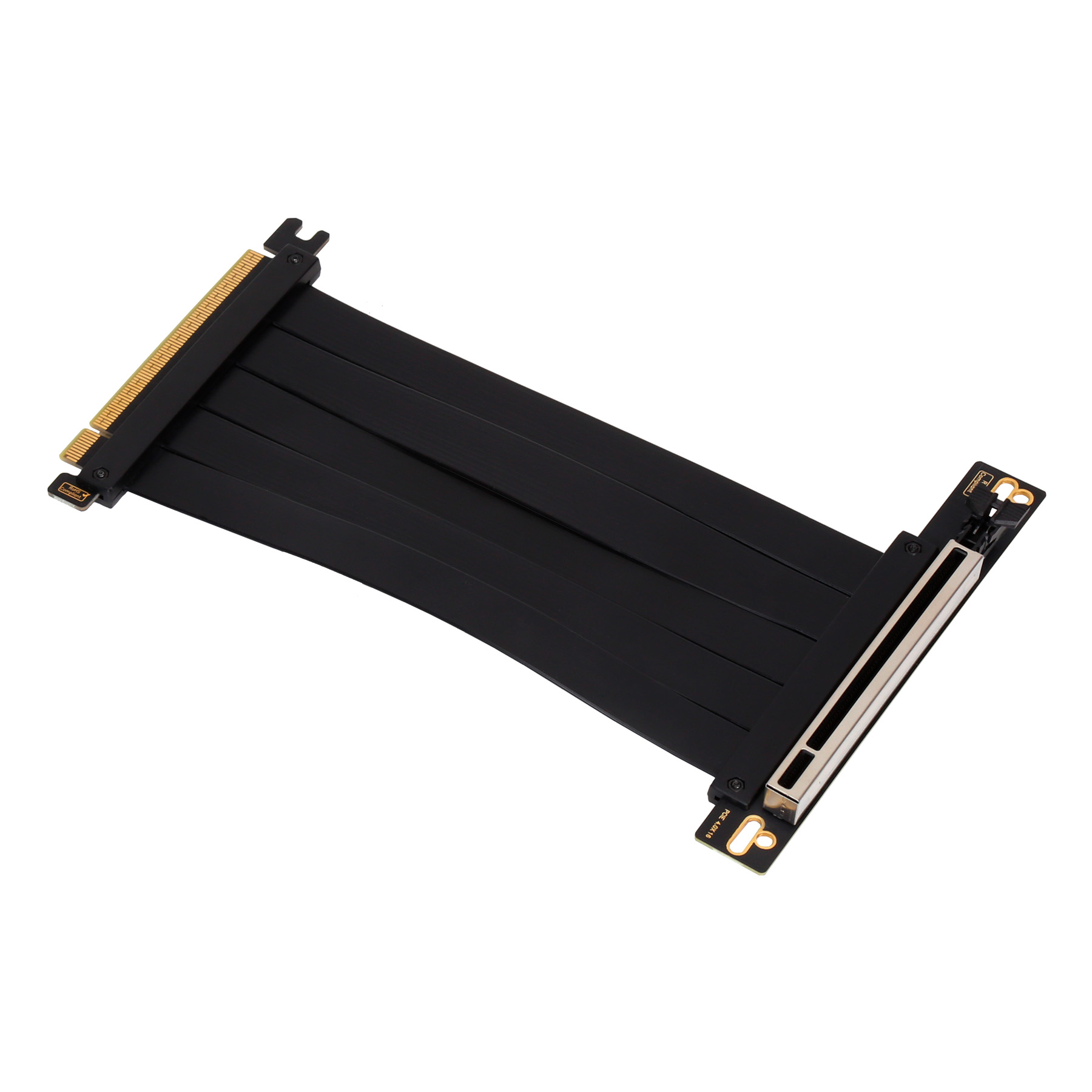 Cable de extensión Riser PCIe 4.0 x16 flexible Negro