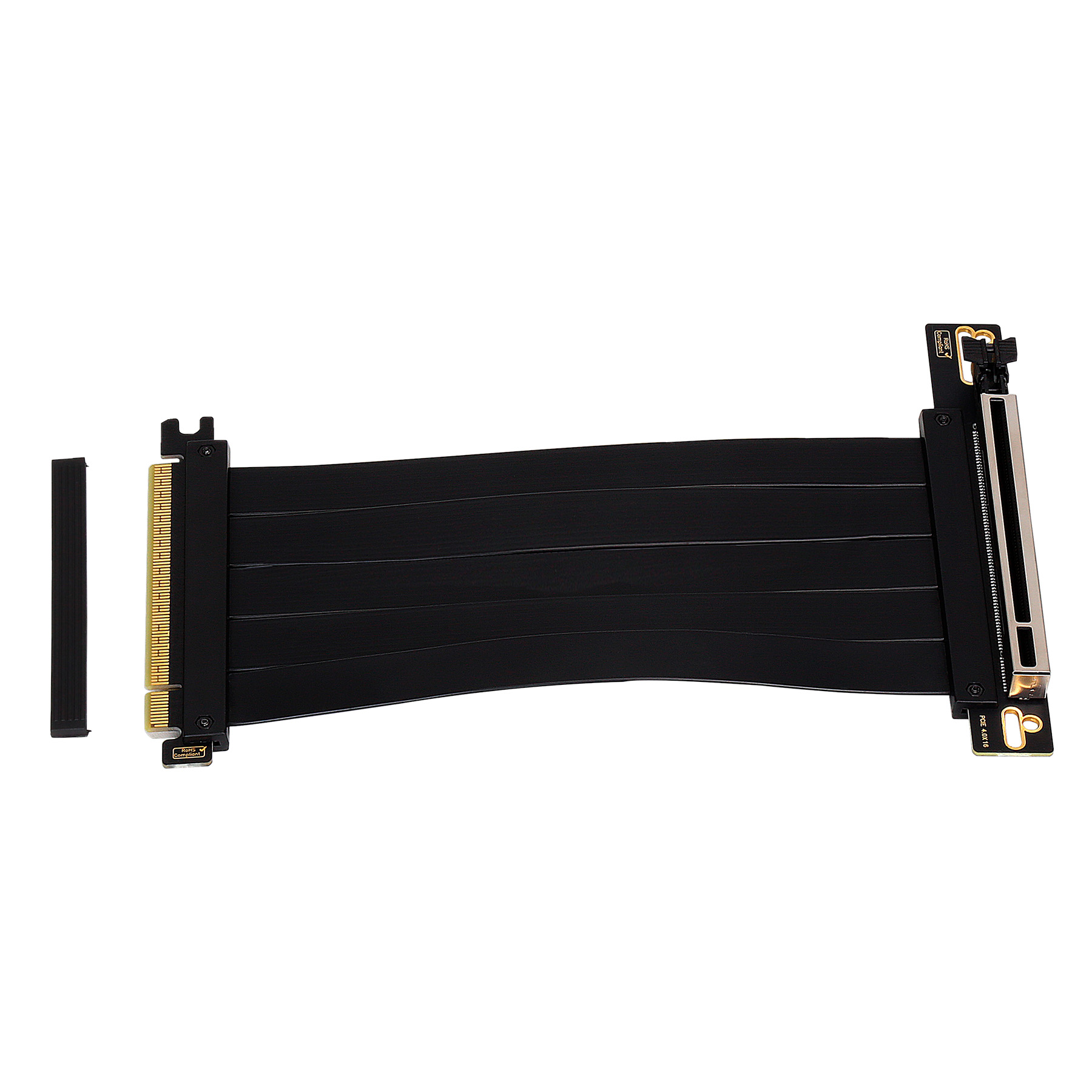 Cable de extensión Riser PCIe 4.0 x16 flexible Negro