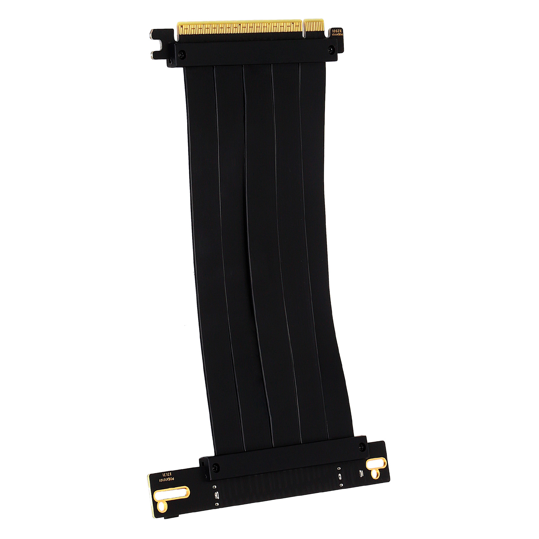 Cable de extensión Riser PCIe 4.0 x16 flexible Negro