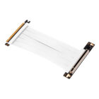 Cable de extensión Riser PCIe 4.0 x16 flexible Blanco