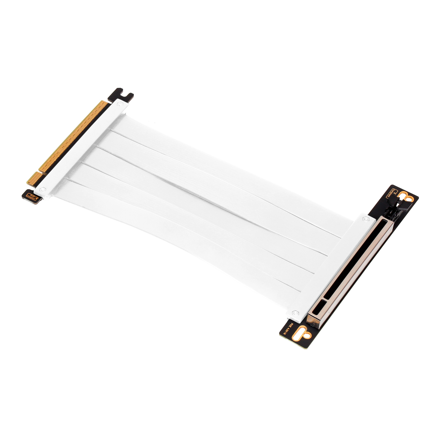 Cable de extensión Riser PCIe 4.0 x16 flexible Blanco