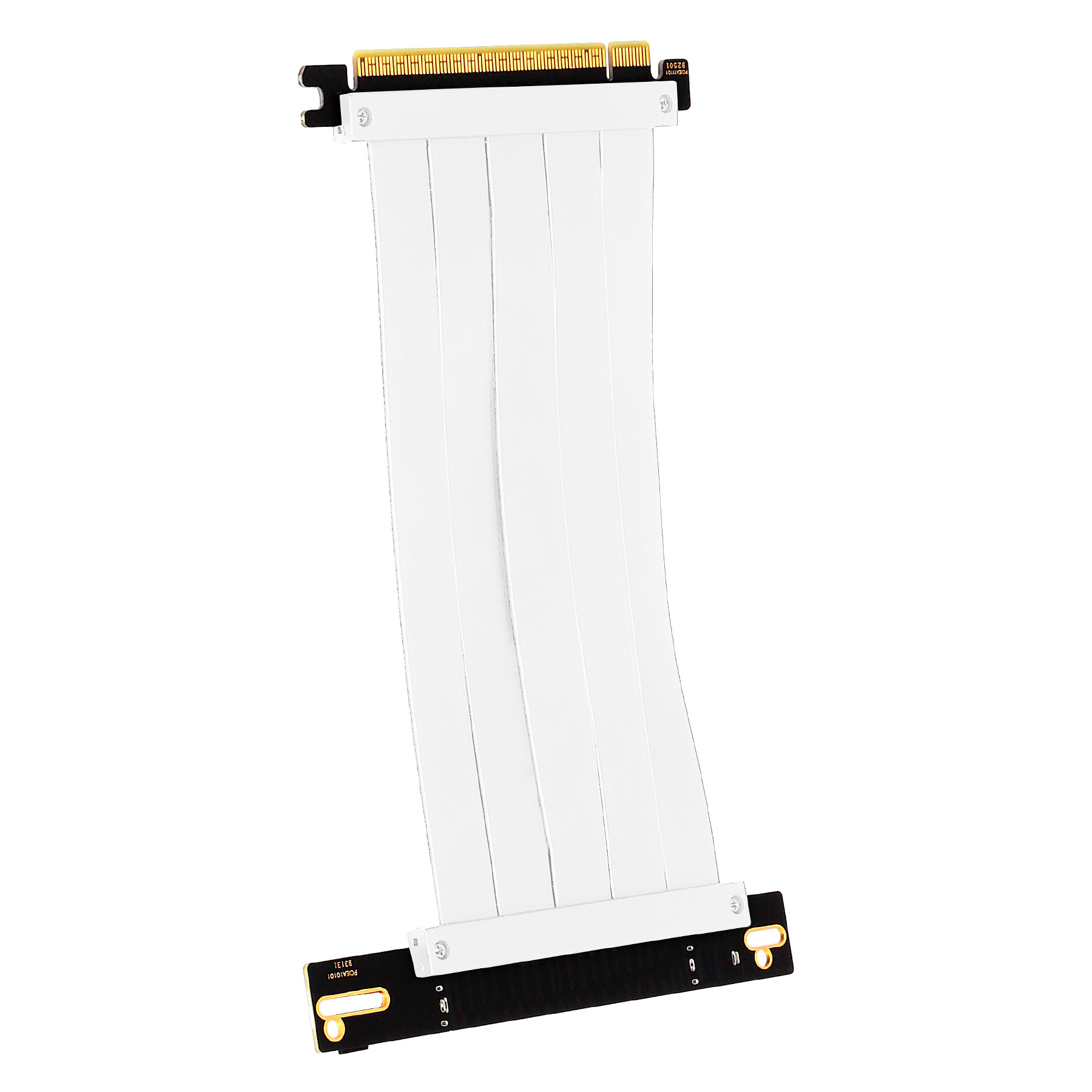 Cable de extensión Riser PCIe 4.0 x16 flexible Blanco