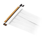 Cable de extensión Riser PCIe 4.0 x16 flexible Blanco