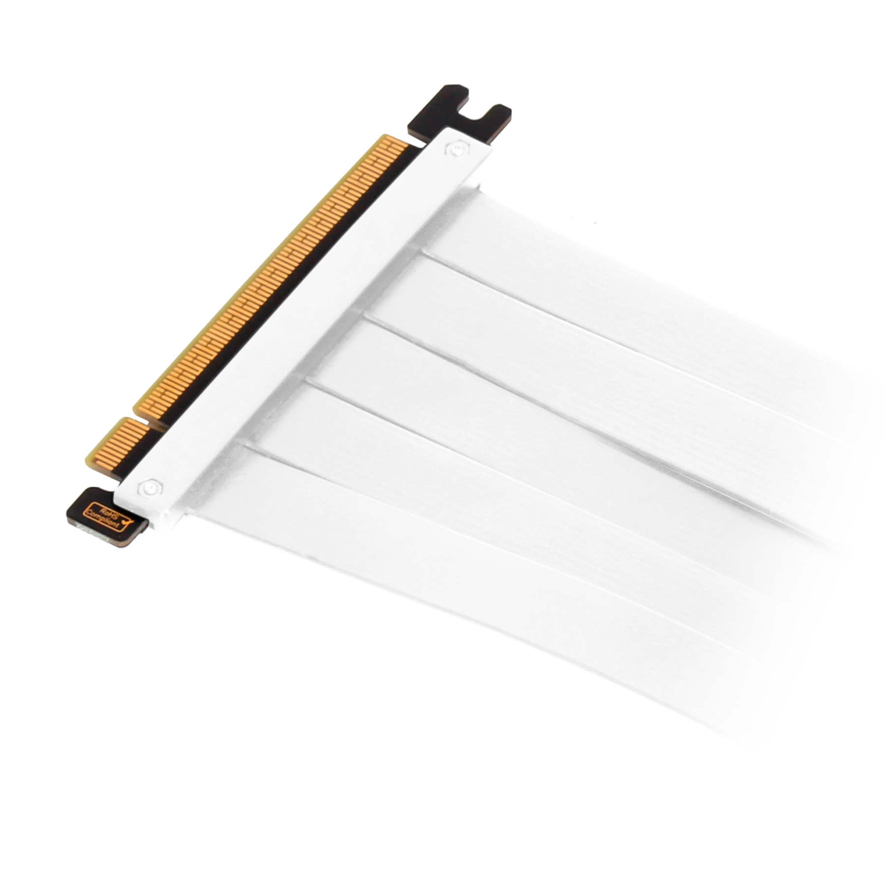 Cable de extensión Riser PCIe 4.0 x16 flexible Blanco