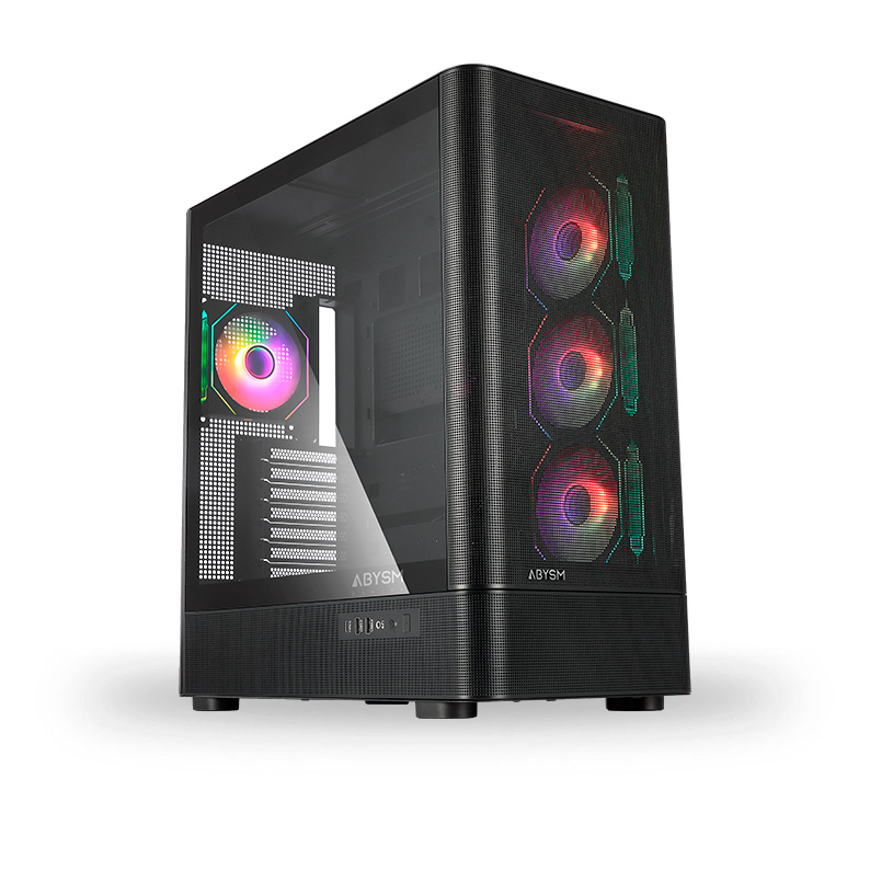The evolution of the iconic DANUBE SAVA H500 has arrived. With a refreshed design, the H500 II AIR BLACK takes your hardware experience to the next level. Featuring a bold yet minimalist structure, this next-gen chassis keeps its sleek black elegance while embracing modern airflow-focused aesthetics. The tempered glass side panel proudly displays your build, while the mesh front panel ensures optimal airflow for efficient cooling under demanding conditions.